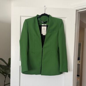 Zara Vibrant Green Women's Blazer